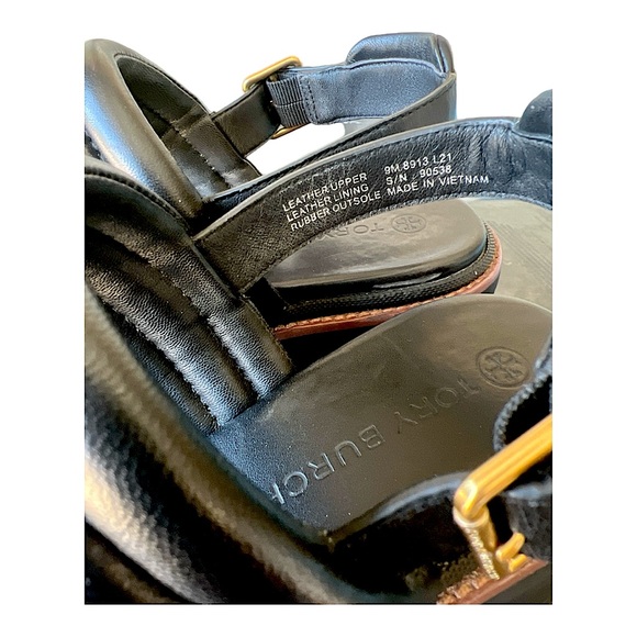 Tory Burch Women’s Lug Sole Heeled Sandal Size 9 - Picture 3 of 8